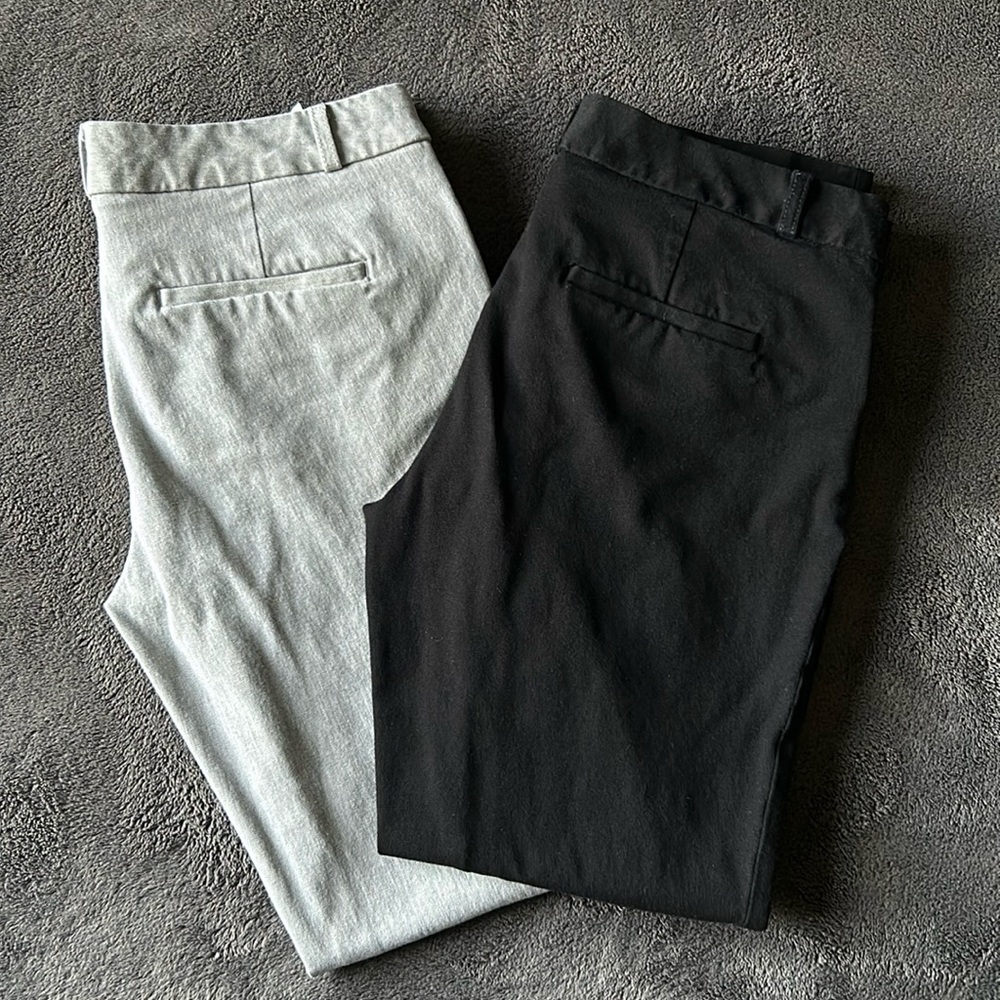 Women’s Banana Republic Slim Fit Ankle Cropped SLOAN Pants (Lot of 2) (Sz 6)